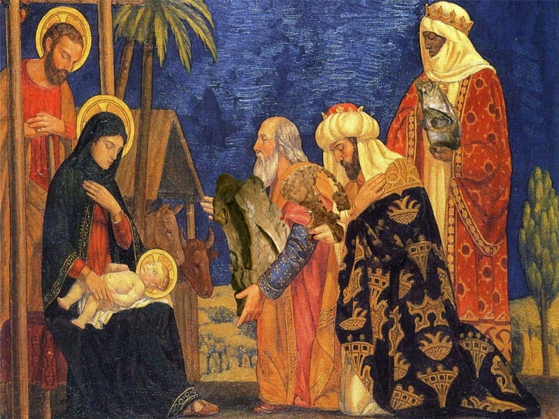Nativity, christ, jesus, joseph, wiseman, virgin, mary, HD wallpaper