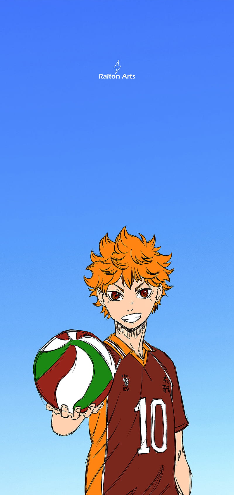 Hinata, anime, anime world, haikyuu, volei, voleibol, HD phone wallpaper