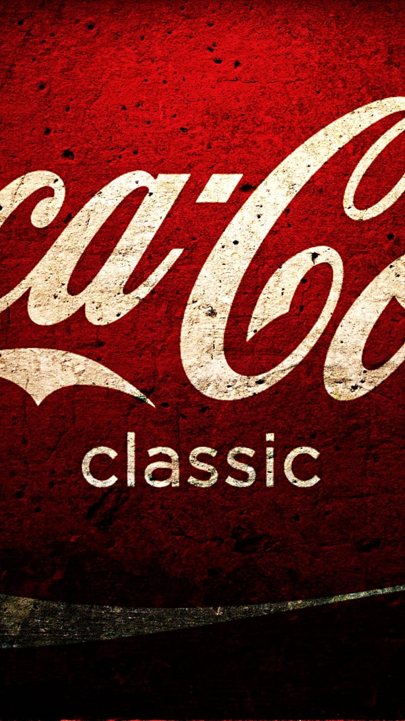 coca-colalogo, classic, coca, cola, HD phone wallpaper