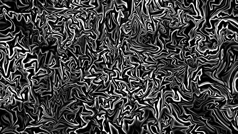 Abstract, Black & White, HD wallpaper