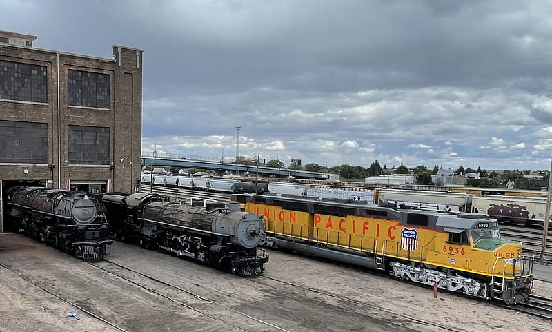 Union Pacific, Locomotive, Train, Diesel, Steam Engine, HD wallpaper