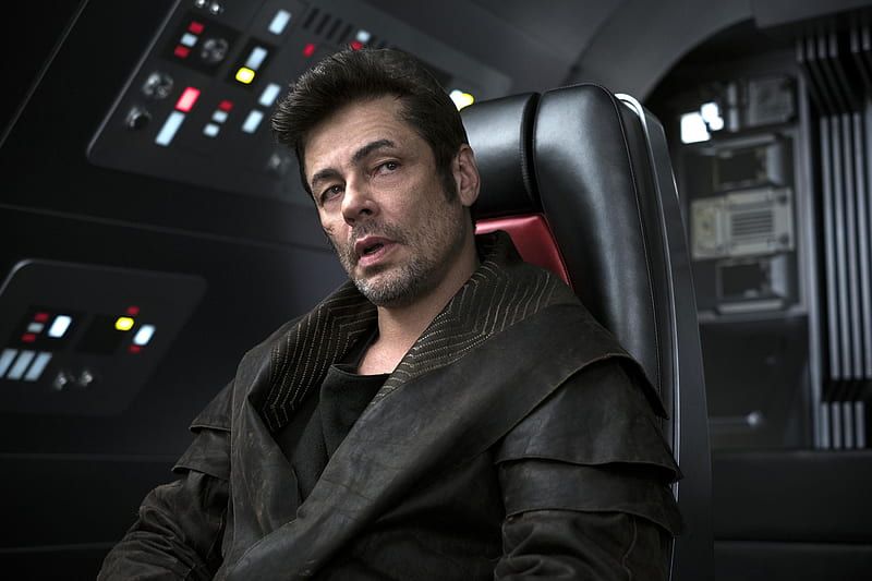 Benicio Del Toro In Star Wars The Last Jedi 2017, star-wars-the-last-jedi, 2017-movies, movies, HD wallpaper