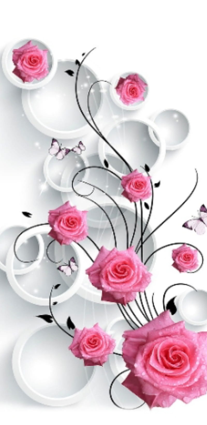 Fiori , magenta, rosa, HD phone wallpaper