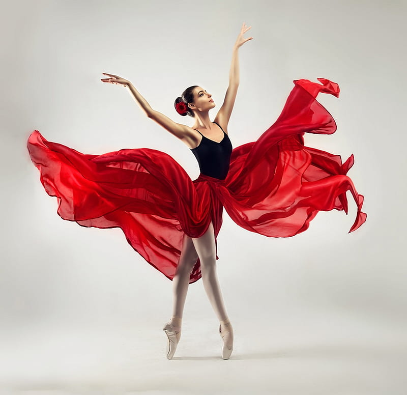️, Dress, Dancer, Dance, Ballerina, HD wallpaper