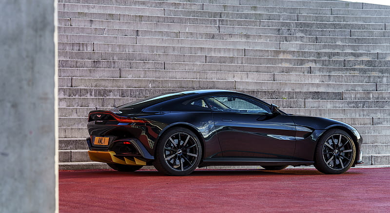 2019 Aston Martin Vantage (Onyx Black) - Side , car, HD wallpaper