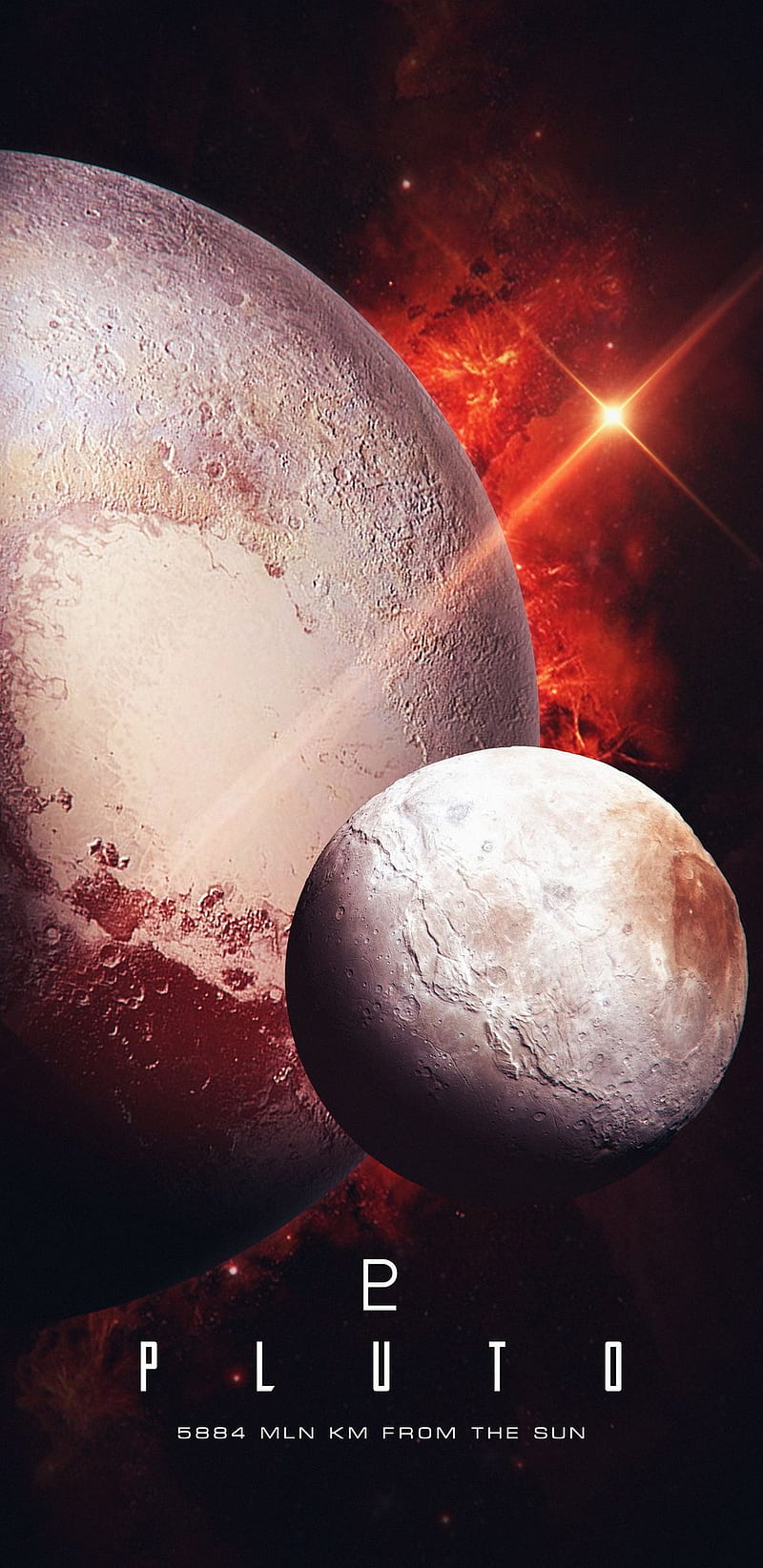 Pluto, dark, dwarf, planet, HD phone wallpaper