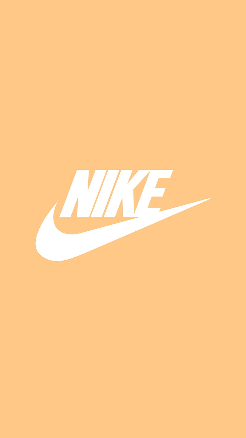 Nike Orange, brand, do, it, just, logo, sport white, HD phone wallpaper
