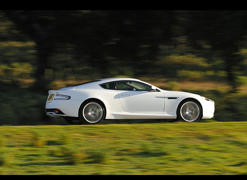 Aston Martin Virage (2012) - Stratus White, car, HD wallpaper