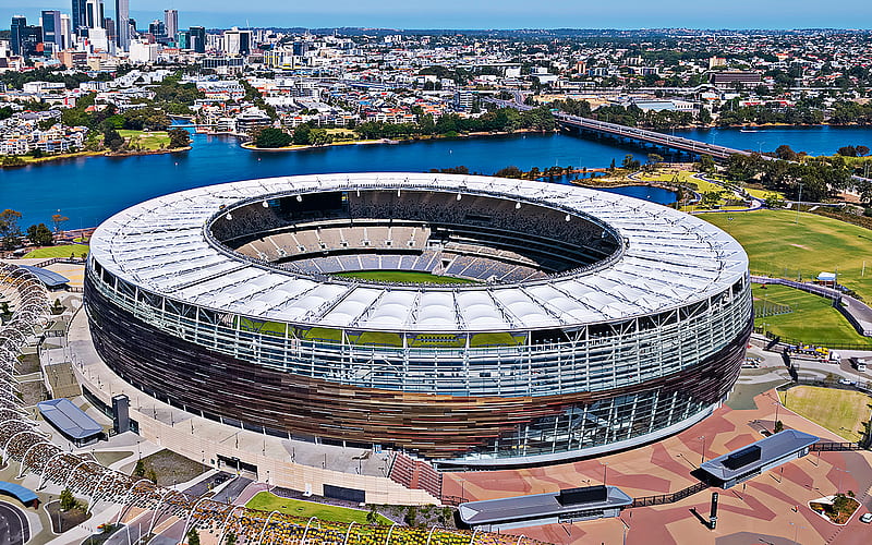 Optus Stadium, Perth, Western Australia, Perth Stadium, Australian Football Stadium, wallpaper | Peakpx