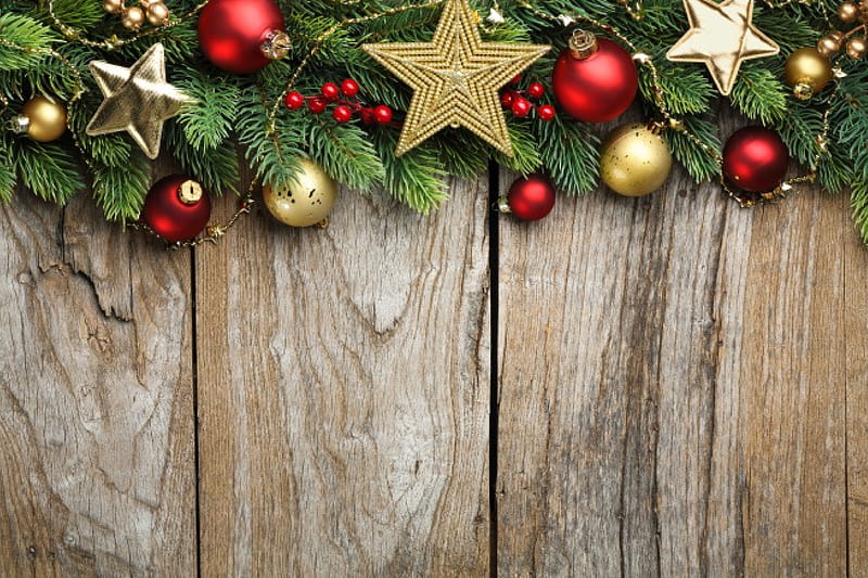 Xmas, stars, tree, merry, balls, christmas, decoration, fir, wood, HD ...