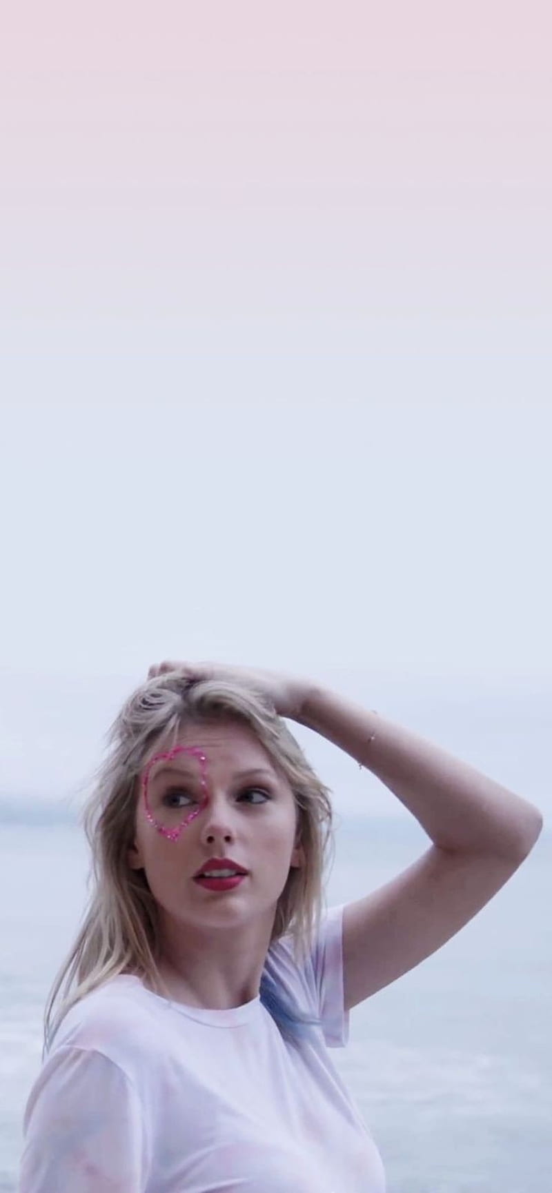 Taylor Swift Lover, 2019, heart, ocean, pink, taylor swift, HD phone wallpaper