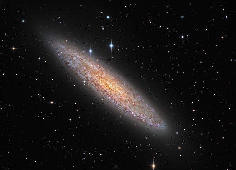 NGC 253 Dusty Island Universe, stars, cool, space, fun, galaxies, HD wallpaper