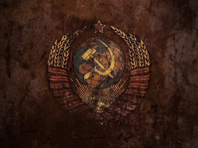Communist Russia Emblem, red, logo, soviet, russia, emblem, army, HD wallpaper
