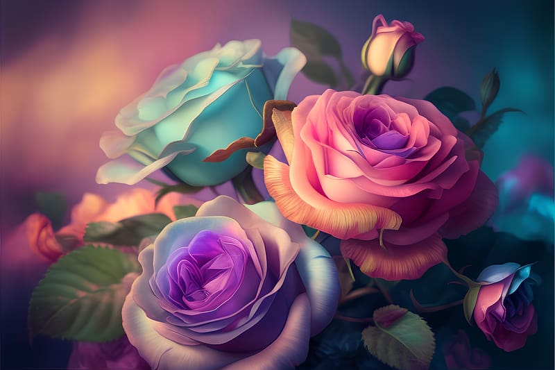 Roses, Summer, Blossom, Bouquet, HD wallpaper | Peakpx