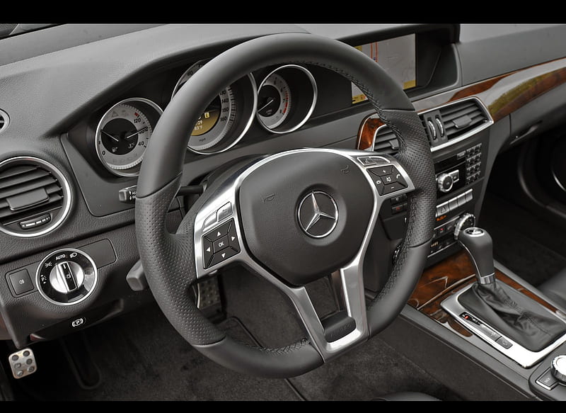 2012 Mercedes-Benz C350 - Interior, car, HD wallpaper | Peakpx