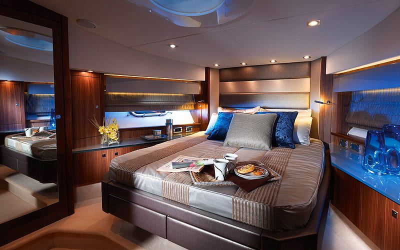 boat bedroom, architecture, pretty, wonderful, stunning, marvellous, bedroom, bonito, adorable, sea, bed, graphy, nice, boat, outstanding, super, amazing, yacht, fantastic, ocean, breakfast, abstract, ship, skyphoenixx1, awesome, great, sailboat, HD wallpaper