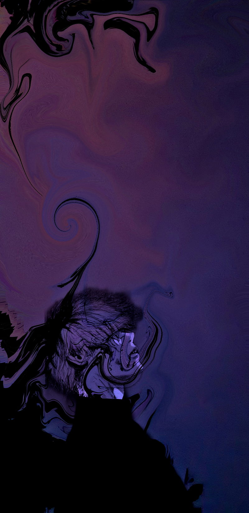 Tokyo ghoul, cool, dark, purple, depressing, HD phone wallpaper