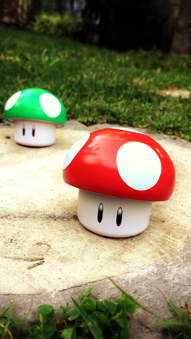 Mario power ups, bros, nintendo mushrooms, super, HD phone wallpaper