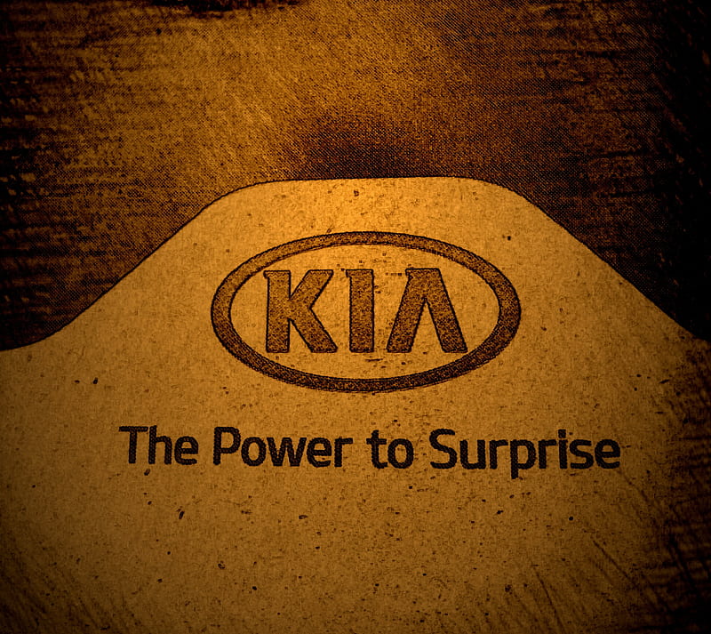 Kia brown, brand, logo, HD wallpaper