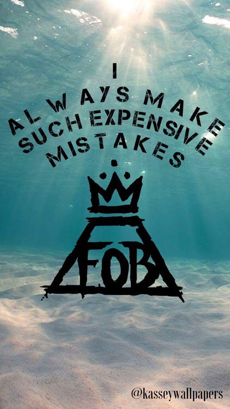 Expensive mistakes, fall out boy, fob, wilson, HD phone wallpaper