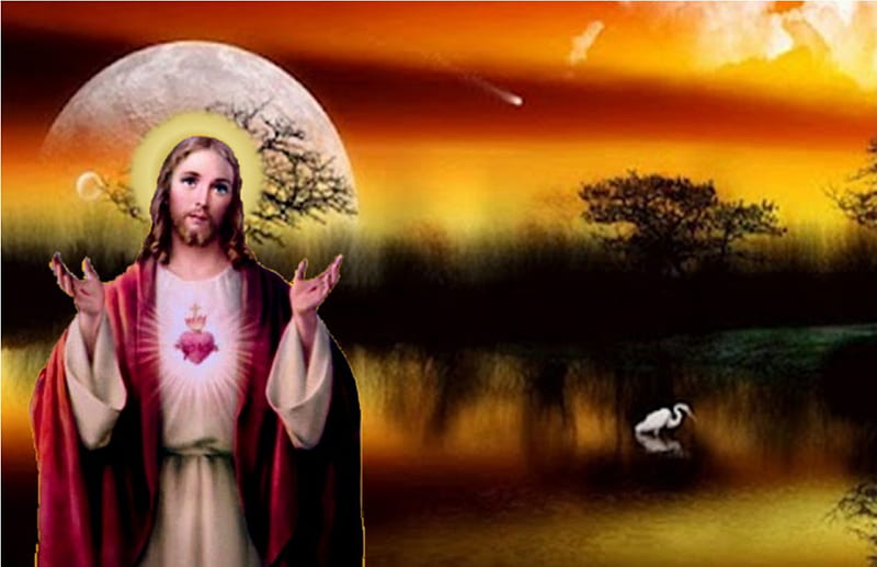 Sacred Heart of JESUS, christ, jesus, love, heart, HD wallpaper | Peakpx