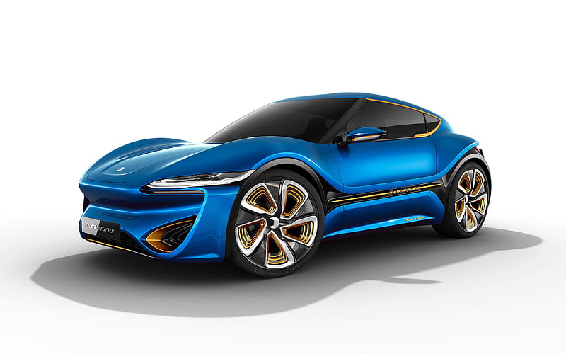 Vehicles, NanoFlowcell Quantino, Blue Car, Car, Concept Car, Nanoflowcell Quantino, Vehicle, HD wallpaper