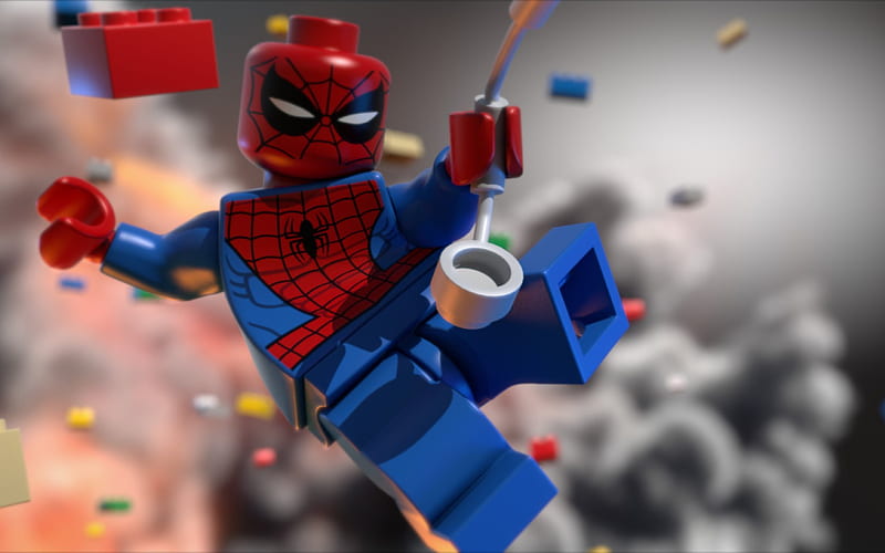 Spiderman, 2017 movie, 3d-animation, The Lego Batman, HD wallpaper | Peakpx