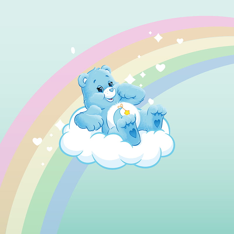Rainbow Cloud, Care, bedtime, calm, care bears, cartoon, cute, fun,  gradient, HD phone wallpaper | Peakpx