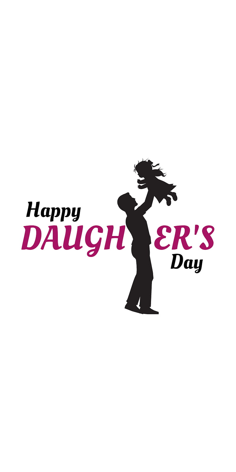Daughters Day, 27 september, daughter, daughter day, happy daughters day, iphone, love, parents, samsung, wishes, HD phone wallpaper