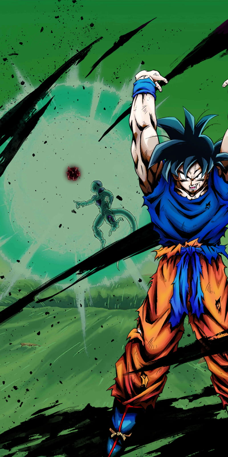 Goku!♡>//w//<😍😍😍😍 #edited by me #genkidama/spirit bomb #db kai ending 1