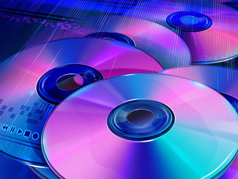 CD DVD, fantasy, 3d, color, funny, dvd, cd, other, HD wallpaper