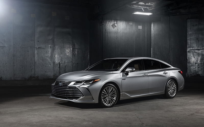 Toyota Avalon, 2019 exterior, business class, luxury cars, new silver Avalon, Japanese cars, Toyota, HD wallpaper