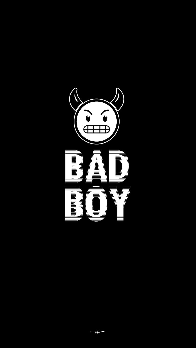 Bad Boy Vector Logo. Vintage Illustration. Hipster Mafia. Flat Sticker.  Stock Clipart | Royalty-Free | FreeImages