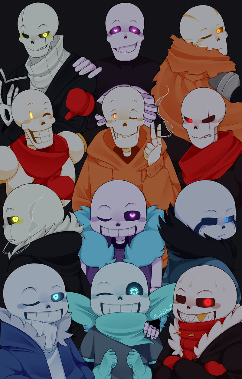 Au Sans sans, undertale, au, sceleton, papyrus, lazy, HD phone wallpaper