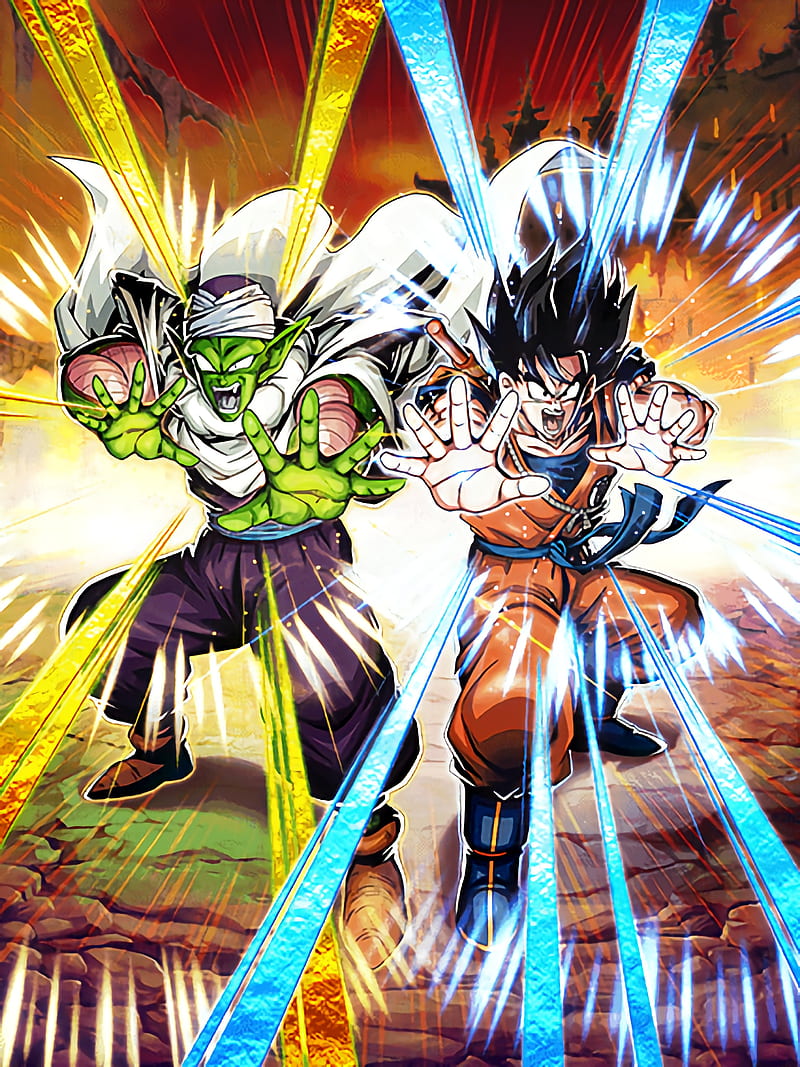Goku and Piccolo, Dokkan Battle, DBZ, Dokkan, HD phone wallpaper