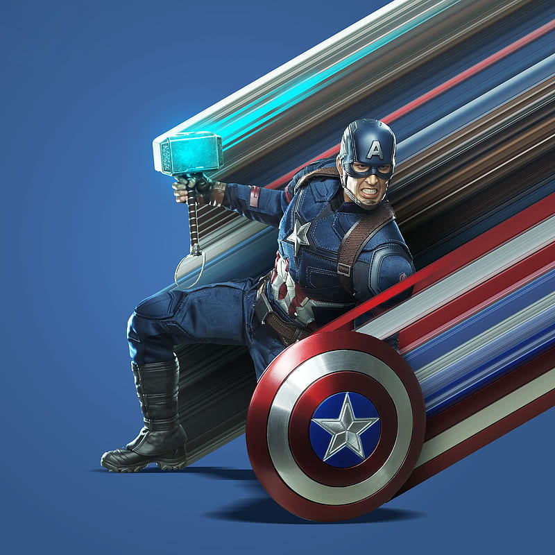 Captain America Avengers Endgame Art, HD phone wallpaper