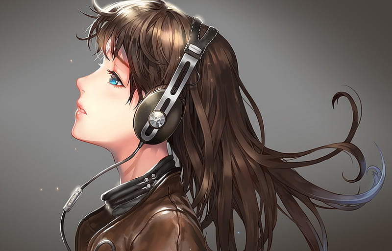 Headphone Girl Wallpaper 01 by Turtlegamer on DeviantArt
