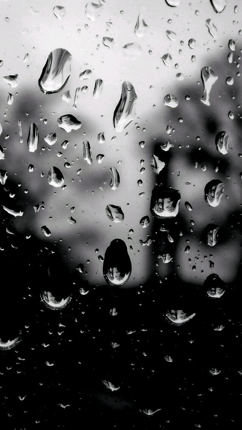 Rainy, rain, drops, raindrops, glass, sad, HD phone wallpaper | Peakpx