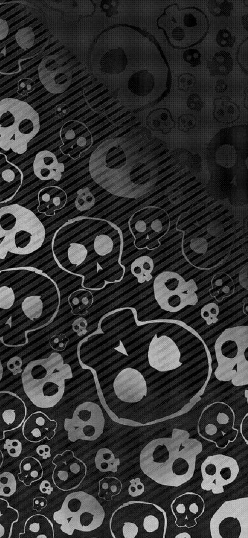 Skull, black, dark, dope, emo, goth, HD phone wallpaper | Peakpx