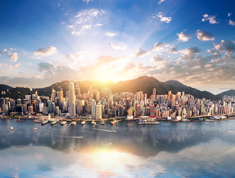 Hong Kong Cityscape, hong-kong, world, city, buildings, HD wallpaper