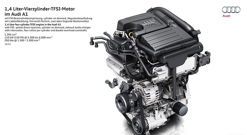 2015 Audi A1 - 1.4 L Four Cylinder TFSI - Engine , car, HD wallpaper