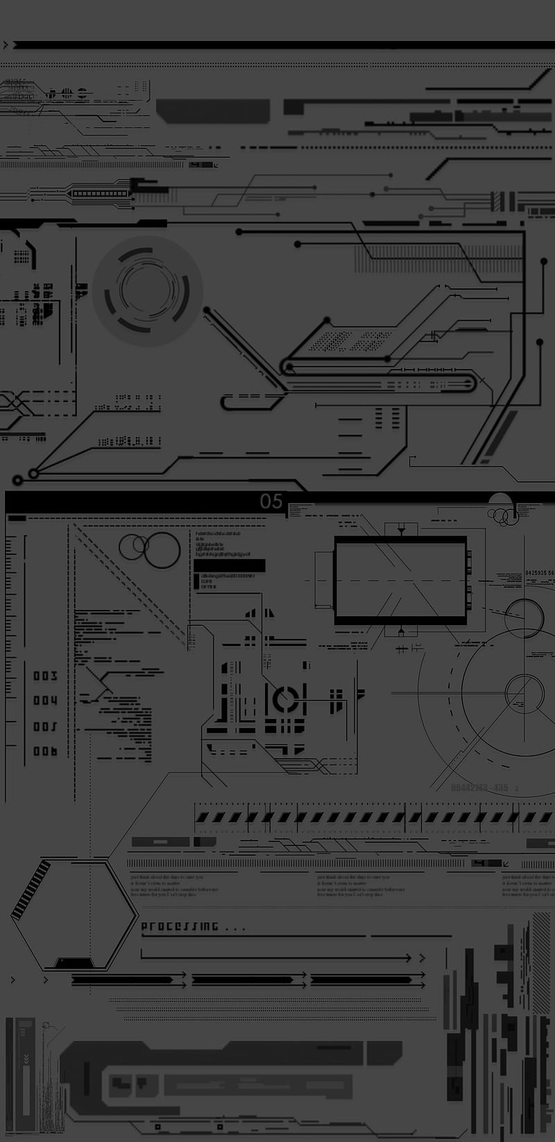 Tech Collage, circuit, technology, HD phone wallpaper
