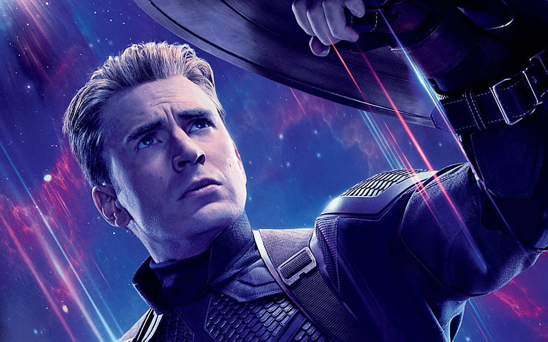 Captain America, 2019 movie, Avengers EndGame, characters, Avengers 4, fan art, HD wallpaper