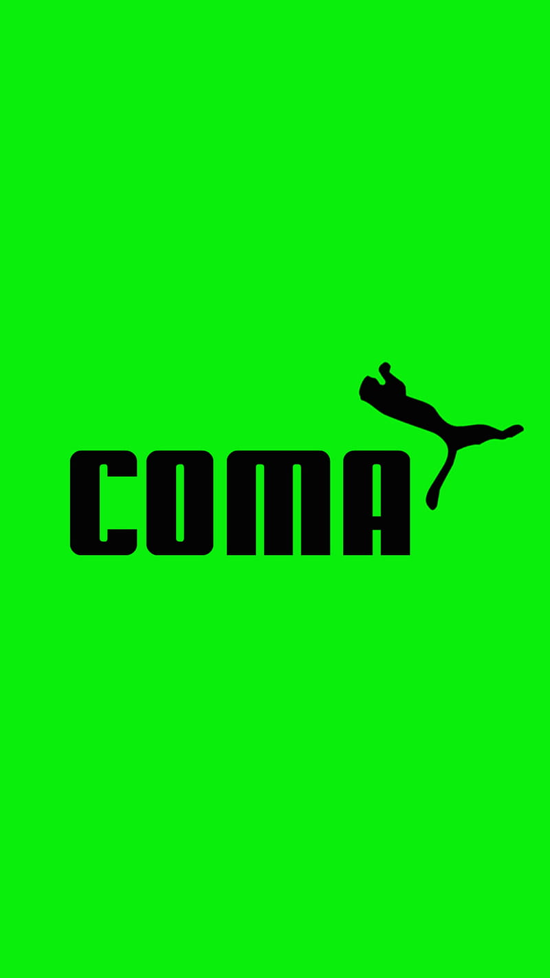 Coma, best, black, brand, cool, fun, green, logo, new, puma, super, symbol,  HD phone wallpaper | Peakpx