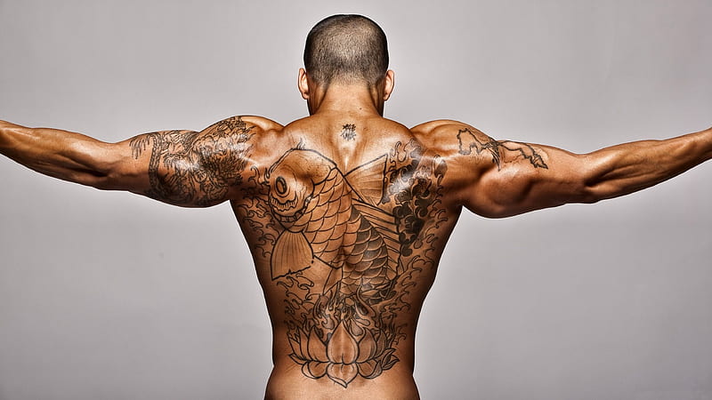 Back Tattoos F1, graphy, body art, tattoo, wide screen, portrait, HD  wallpaper | Peakpx