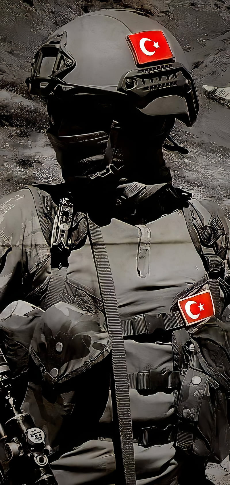 TURK KARA KUVVETLERI, army, asker, military, soldier, soldiers, special forces, turk askeri, turkish soldier, turkiye, HD phone wallpaper