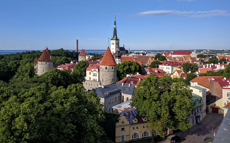 Tallinn, Estonia, Old town, Estonia, City, Tallinn, HD wallpaper