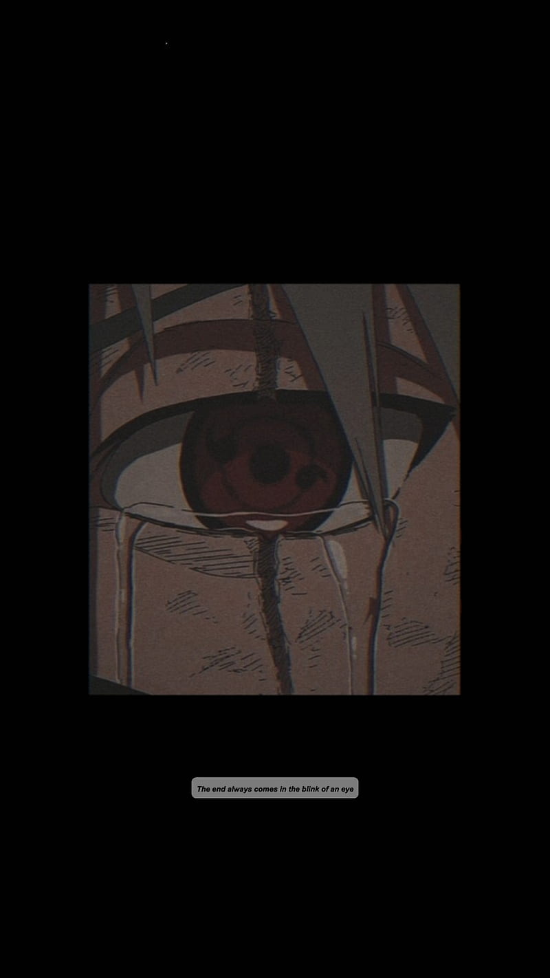 Sharingan , anime, cry, kakashi, sad, HD phone wallpaper
