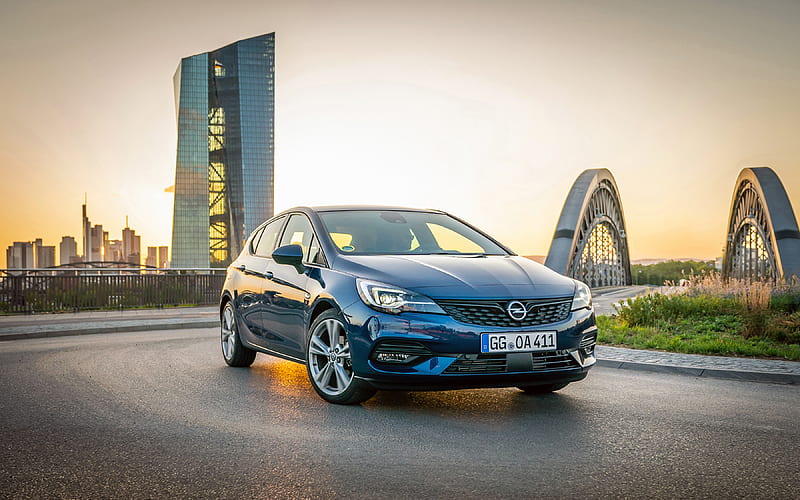 Opel, Opel Astra, Blue Car, Car, Compact Car, HD wallpaper