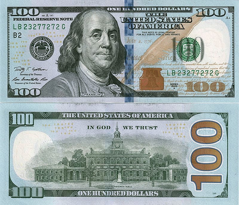 United States 100 Dollares, USA, 100 Dollares, Notaphily, Banknotes, HD wallpaper